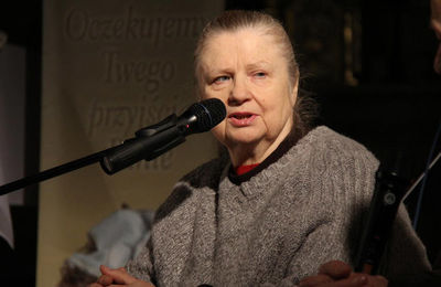 Stanisława Celińska w Parafii w Gołuchowie