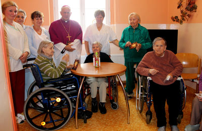 Wizyta w Domu Pomocy Społecznej i szpitalu w Wołczynie