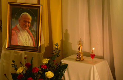 Peregrynacja relikwii św. Jana Pawła II po szkołach - Gruszczyce