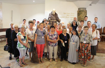 Grupa złota w Sanktuarium św. Ojca Pio