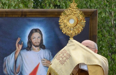 Procesja Bożego Ciała w Wieruszowie 