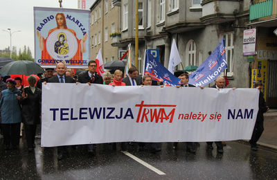 Marsz w obronie TV TRWAM - Ostrów Wielkopolski