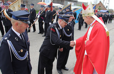 Abp Tomasz Peta na odpuście św. Floriana w Jedlcu