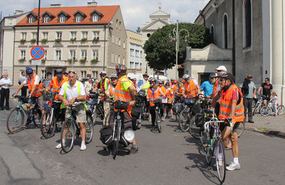 Grupa rowerowa jako ostatnia ruszyła na Jasną Górę 