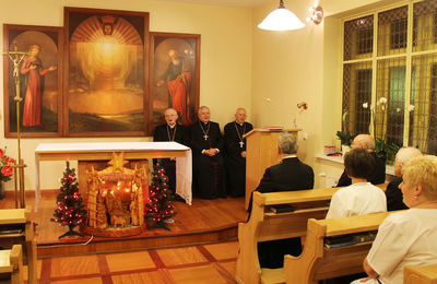 Spotkanie opłatkowe w Domu JP II w Ostrowie Wlkp.