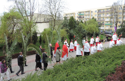 Złożenie Wyznania Wiary oraz poświęcenie palm 