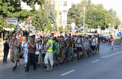 Na Jasną Górę wędruje grupa brązowa z Ostrowa Wlkp.