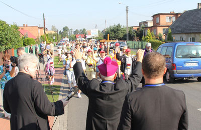 Pożegnanie pielgrzymów kaliskich na Lisie