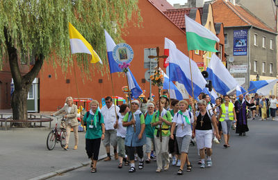 Grupa biało-zielona pierwsza wyruszyła na pielgrzymi szlak