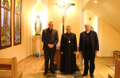 Bp Dominique Lebrun z Francji nawiedził Kalisz