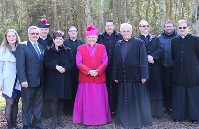 Bp Janiak modlił się w miejscu urodzin bł. s. Sancji 