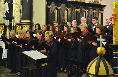 Koncert Chóru Lira dla o. Kordeckiego w Wieruszowie