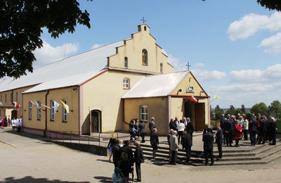 Samorządowcy na Jubileuszu Parafii w Sadowiu
