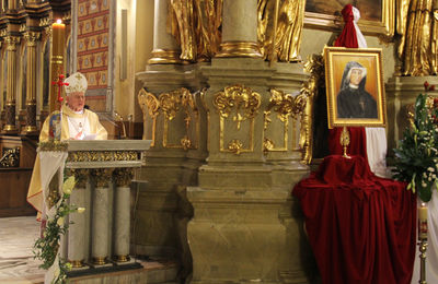 Relikwie św. Faustyny w Katedrze Kaliskiej