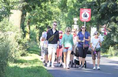 Grupa czerwona już w drodze do Maryi