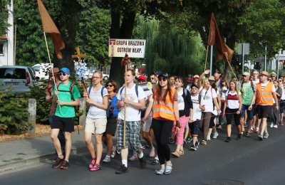 Grupa Brązowa z Ostrowa Wielkopolskiego pielgrzymuje do Maryi