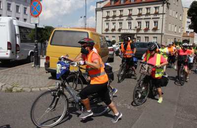 Początek 19. Diecezjalnej Pielgrzymki Rowerowej na Jasną Górę