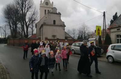 Wspólne kolędowanie z Trzema Królami odbyło się po raz pierwszy w Bukownicy
