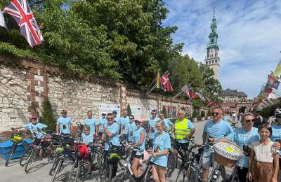 Pielgrzymka rowerowa na Jasną Górę z Wieruszowa-Podzamcze