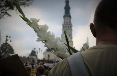 Wejście 385. Kaliskiej i 31. Diecezjalnej Pieszej Pielgrzymki na Jasną Górę cz. 2.