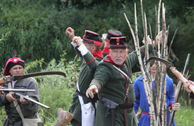 "Przemyt na granicy" - rekonstrukcja historyczna w Przystajni