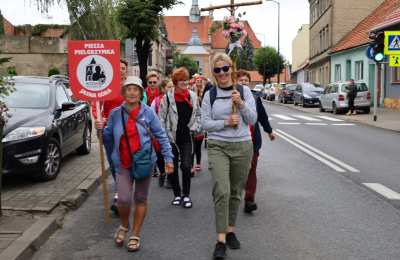 Grupa czerwona z Koźmina Wielkopolskiego już w drodze na Jasną Górę