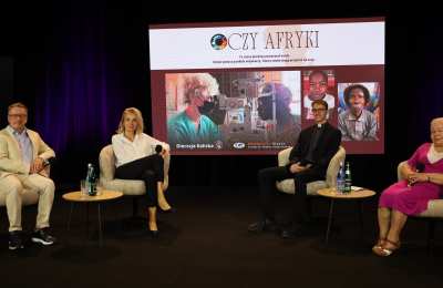Konferencja prasowa o kampanii "Oczy Afryki"