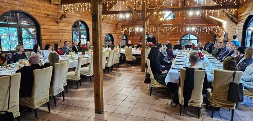 Spotkanie opłatkowe pracowników Caritas w Przedborowie