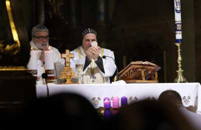 Syryjskokatolicki arcybiskup Jacques Mourad odwiedził ziemię kaliską