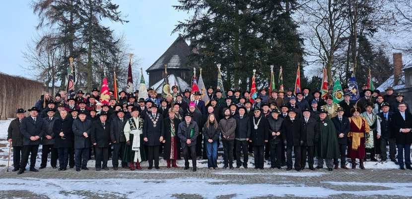 Spotkanie noworoczne członków bractw kurkowych z diecezji kaliskiej