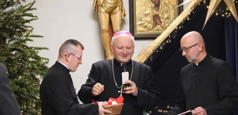 Spotkanie opłatkowe pielgrzymów grup rowerowych z diecezji kaliskiej