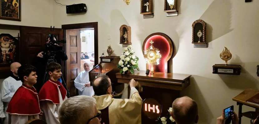 Inauguracja Kaplicy Wieczystej Adoracji w Sanktuarium Bożego Ciała w Nowych Skalmierzycach