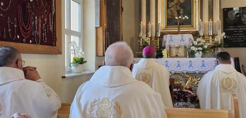 Bp Bryl modlił się z pasjonistami na zakończenie XX Kapituły Polskiej Prowincji Pasjonistów
