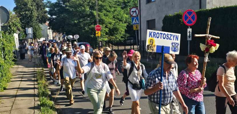 Grupa granatowa z Krotoszyna po raz 26. wyruszyła na pielgrzymi szlak!